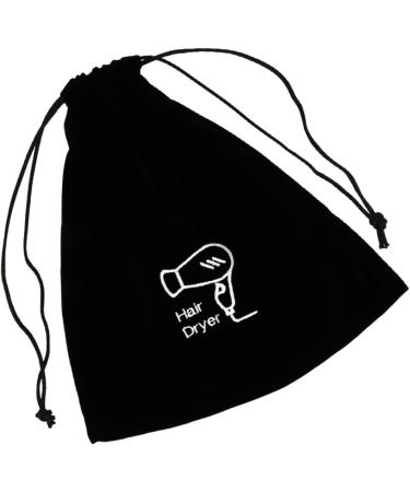 OHPHCALL 4pcs Flannel Hair Dryer Bag Hair Dryer Travel Pouch Makeup Brush Bag Hair Dryer Bag Drawstring Hair Dryer Bag for Travel Hair Dryer Organizer Travel Makeup Bag Travel Bag 26.00X23.00X0.50CMx4pcs Blackx4pcs - Buy Online on GoSupps.com