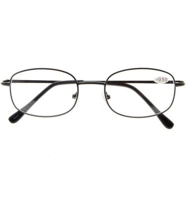 Eyekepper Metal Frame Reading Glasses - 4-Piece Mixed Set with Spring Hinges +1.00 | Trendy & Comfortable Eyewear - Buy Online on GoSupps.com