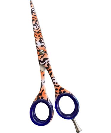 Professional Hair Cutting Scissors Shears Barber Salon Hairdressing Scissor Stainless Steel by ASM Instruments (5.5" Grey Leopard Super Cut) - Buy Online on GoSupps.com