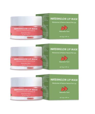 3PCS Lip Sleeping Mask Night Sleep Maintenance Moisturizing Fade Lip Lines Nourishing Lip Balm Skin Care