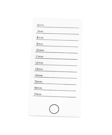 Didiseaon Eyelash Display Board Lash Trays Eyelash Grafting Tool Eyelash Pallet Holder Eyelash Tools Lash Extension Pallet Eyelash Display Plate Acrylic Cosmetic Extend 10.2X5.2X0.3CM