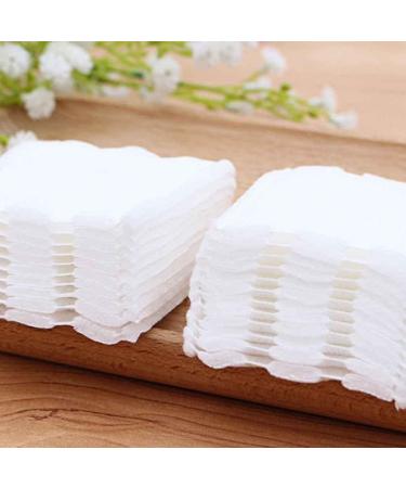 50 pcs Double-Sided Pressed Cotton Pads Makeup Nail Polish Wipes Hydroic Compress Cotton Puff Durable - Buy Online on GoSupps.com