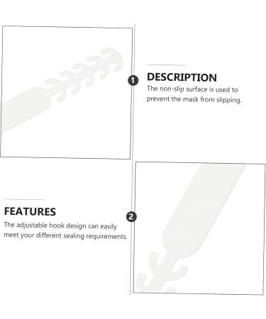 Buy Healvian Protective Mask Clips - 20 Pack Masking Hooks for Comfortable Earring-Free Wear - Ideal Mask Fastening Solution - Buy Online on GoSupps.com