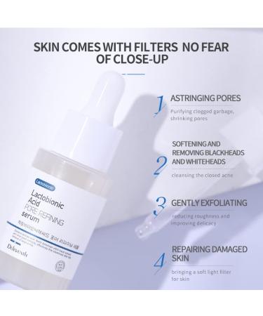 Deleventh Korea Lactobionic Acid Face Serum 37ml | Anti-Oxidant Pore Minimizer Blackhead Remover Healthy Skin Solution - Shop Worldwide - Buy Online on GoSupps.com