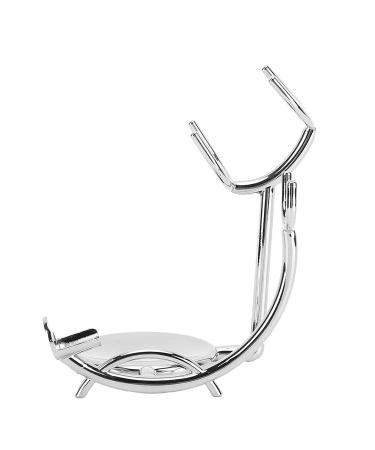 Durable Metal Razor Stand with Brush & Soap Shell Holder | Practical & Easy to Clean | Stable Design for Beard Cutters - Buy Online on GoSupps.com