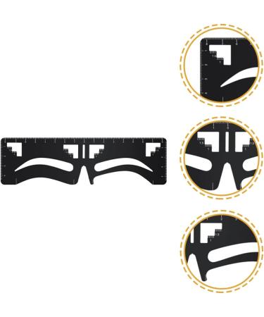 OHPHCALL eyebrow design eyebrow card Eyebrow Positioning Tool Eyebrow Shaper Metal eyebrow trimming - Buy Online on GoSupps.com