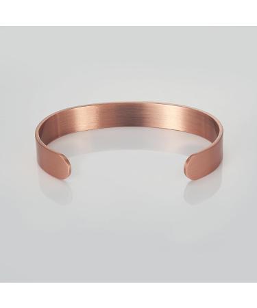 Enermagix Magnetic Copper Bracelets for Men & Women - 99.9% Solid Copper Magnetic Cuffs with Powerful 3540 Gauss Magnets - Buy Online on GoSupps.com