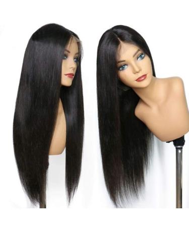 Saupa Wig Hair Lace Front Human Hair Wigs Real Hair Wigt Human Hair Wigs 130% Density Pre Plucked with Baby Hair Virgin Human Hair Wigs for Black 14inch