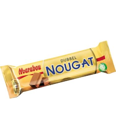 4 Bars x 50g of Marabou Dubbel Nougat (Double Nougat) - Original - Swedish - Milk Chocolate
