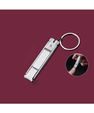 UNbit Nail Clipper 1PC Foldable 0.5cm Ultra-Thin Portable Stainless Steel Nail Toe Cutter Trimmer Scissor Manicure Pedicure Tool Fingernail Clipper - Buy Online on GoSupps.com