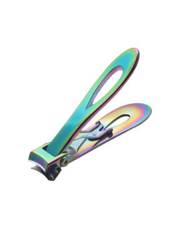 OUSIKA Nail Clippers Stainless Steel Nail Clippers Trimmer Manicure Nail Cutter Butterfly Pedicure Finger Toe Scissors Nail Clipper Big Size Nails Green