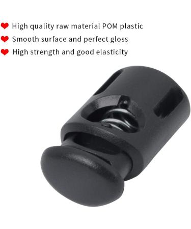 DYZD Plastic Cord Locks End Spring Stop Toggle Stoppers Multi-Colour (20PCS  Black) - Buy Online on GoSupps.com