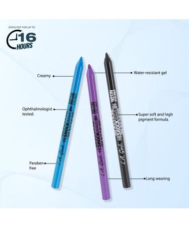 L.A. Girl Shockwave Neon Eyeliner Screamin' - 0.04 oz | Vibrant Neon Shades - Buy Online on GoSupps.com