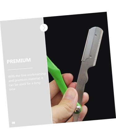 Minkissy Manual Razor Blade Holder - Rustproof Steel Hairdresser Shaver & Disposable Razor for Daily Use - Buy Online on GoSupps.com