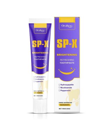 Bright & Fresh Toothpaste Cleans Tooth Surfaces Reduces Plaque Buildup Fights Plaque Keeps Breath Fresh and Leaves Teeth Sparkling Clean.(4pcs)