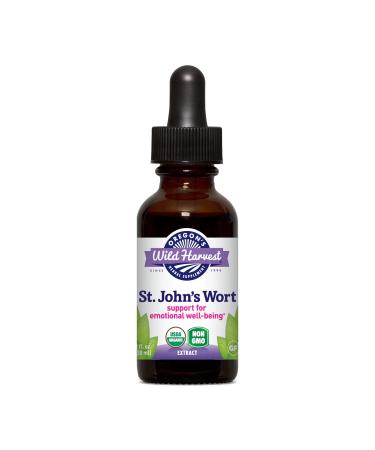 Oregon's Wild Harvest 1:1 Fresh Organic St. John's Wort Extract 1 Fluid Ounce