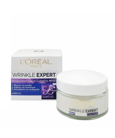 L'Oreal Paris L'Or al Paris Active Anti-Wrinkle 55+ Women's Face Cream Anti-Wrinkle Repair Day and Night with Calcium 50 ml
