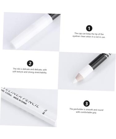 VINTORKY 12pcs Eyeliner Pencil Makeup Pen Colored Highlighters Long Lasting Eyeliner Brow Pen Wooden Pole - Buy Online on GoSupps.com