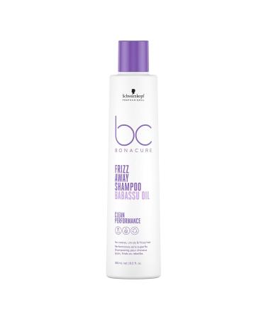 Schwarzkopf Professional Bonacure Frizz Away Shampoo Frizzy Hair Vegan Care Complex With Babassu Oil Anti-Humidity Effect Softening All Day Shield Intense Shine 250 ml