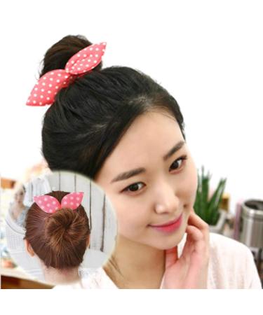 Frcolor Women Hair Ponytail Bun Maker | Rabbit Ears Donut Twister Holder | Hair Styling Accessories (Random Style) - Shop Internationally! - Buy Online on GoSupps.com