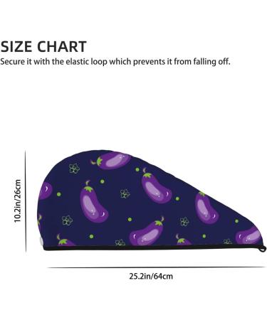 Eggplant Microfiber Hair Towel | Soft Super Absorbent Wrap for Women | Quick Dry Coral Velvet Cap for Long Curly & Thick Hair - Buy Online on GoSupps.com