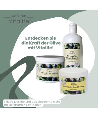 Olive Oil Full Body Care - Olive Butter Cream 500ml with Vitamin E | Shop Now for Nourishing Skin - Buy Online on GoSupps.com