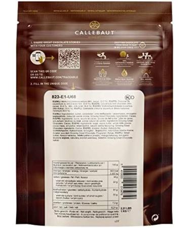 Callebaut 33 6% p pites de Chocolat au Lait (callets) Lot de 3 x 1kg - Buy Online on GoSupps.com