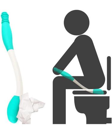 Sanon 2-Piece Long Handle Wiping Aid for Comfort & Independence | Ideal for Seniors Pregnant Women & Injured | International Shipping Available - Buy Online on GoSupps.com