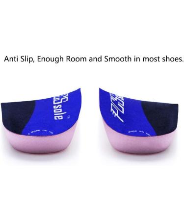 PCSsole 3/4 Orthotic Arch Support Insoles - High Arch Support for Plantar Fasciitis, Flat Feet, Over-Pronation, Heel Pain - Men and Women - Blue - UK-M(6-8) - Buy Online on GoSupps.com