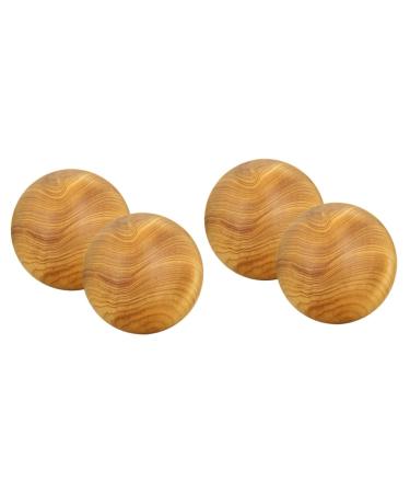 Fomiyes 4 piece massage globe Hand trainer Face tool Massage ball finger Massage device Foot massage device Neck massage device Handballs made of wooden massage balls for hands handball handball