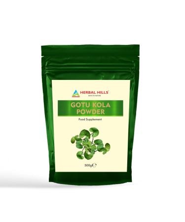 Herbal Hills Gotu Kola Powder 500gms Natural Mandukparni/Centella asiatica