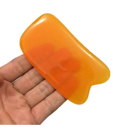 Buy Face Massage Tool - Acupuncture Scraper for Facial & Body Spa Treatment - Skin Care at Home (Orange - Buy Online on GoSupps.com