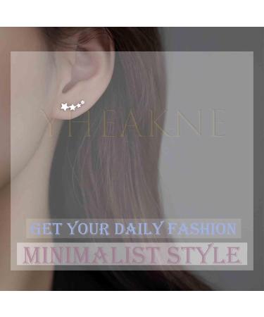 Shop Boho Bar Ear Jacket Earrings - Gold Minimalist Geometric Stick Studs & Crawlers for Women & Girls - Buy Online on GoSupps.com