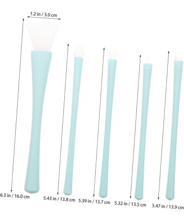 Mikinona 2 Sets Silicone Makeup Brush Lip Makeup Brush Silicone Facial Brush Applicator Eyeliner Applicator Lip Liner Brush Eye Shadow Skincare Brush for Mud Lip Gloss Wand - Buy Online on GoSupps.com