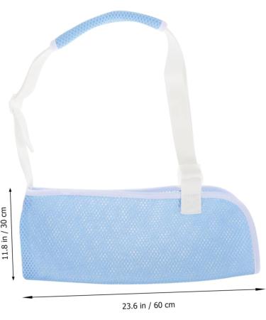 Anneome Children's Arm Sling Sling Shoulder Sling for Torn Rotator Cuff Arm Arm Brace Net 60X30CM Sky-blue - Buy Online on GoSupps.com
