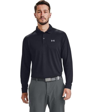 Under Armour Men's Performance Polo 2.0 Long Sleeve T-Shirt Black/Pitch Gray X-Large - Buy Online on GoSupps.com