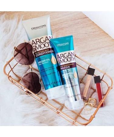 Argan Smooth Deep Conditioning Masque 125ml | Deep Conditioning & Strengthening for Silky Soft Hair | Suitable for All Hair Types - International Shipping Available - Buy Online on GoSupps.com