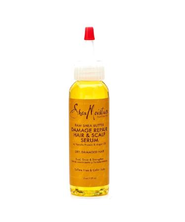 SheaMoisture Raw Shea Butter Damage Repair Hair & Scalp Serum 2 Ounce