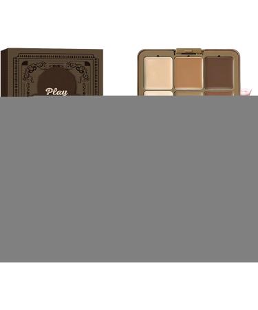 Contour and Blush Kit - Cream Palette Face Foundation Makeup | 12 Shadows Foundation with Texture Function Natural Color Blending for Girls Who Make Up - Buy Online on GoSupps.com