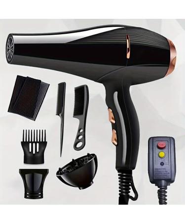 Hair Dryer with Concentrator Nozzle 1800 Watts Black and Blue - Buy Online on GoSupps.com