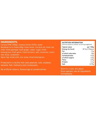 Malay Taste Rendang Curry Kit 262g - Case of 6 - Buy Online on GoSupps.com