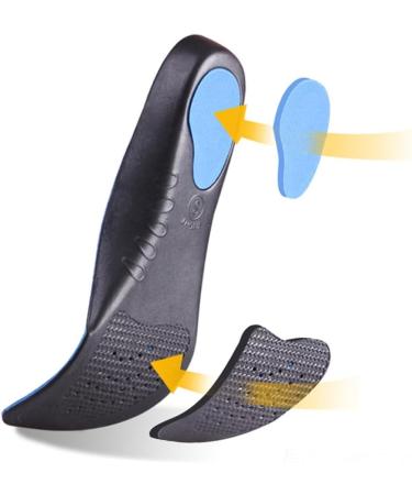 Beaupretty Arch Support Insoles for Flatfoot - Comfort & Stability for Sports Shoes - Blue S - Buy Online on GoSupps.com
