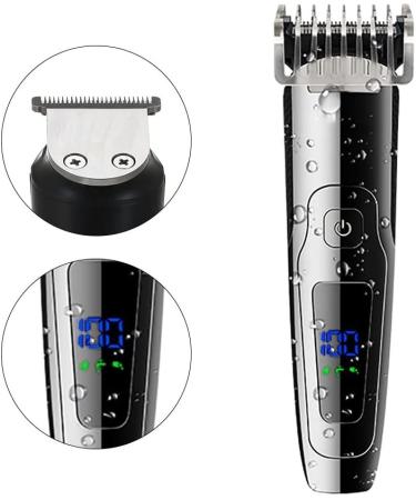 V-072 Electric Hair Clippers for Men - Lightweight Fine-Tuning Shaver with LED Display | International Shipping Available - Buy Online on GoSupps.com