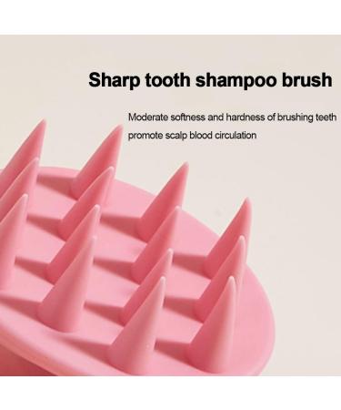 2 pcs Root Comb Applicator Bottle with 2 Scalp Massager Shampoo Brush 6 Ounce Plastic Squeeze Bottle Applicator Brush Home Salon Hair Coloring and Scalp Treatment Tool(Pink) - Buy Online on GoSupps.com