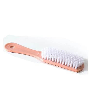 Home Shoes Brushes Simple Soft Bristle Shoe Brushes Laundry Brushes Clothes Board Brushes Plastic Small Brushes Shoe Brushes Bathroom Tool Brush(Pink)