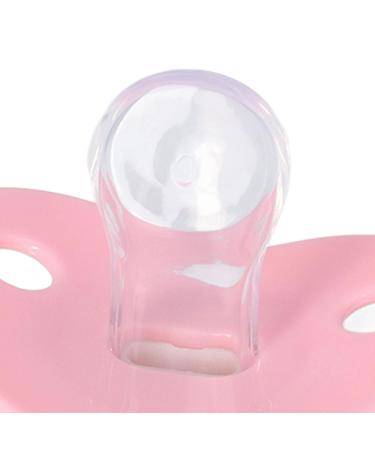 Buy Moum Routes Orthodontic Silicone Pacifier for Newborns - Pink Heart-Strass with Chain Clip | International Shipping Available - Buy Online on GoSupps.com