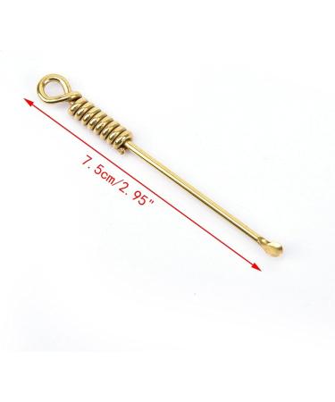 Buy TARVIT Earwax Removal Tools - Portable Handmade Brass Ear Cleaner & Earpick | 2pcs Keychain Pendant Accessories - International Shipping Available - Buy Online on GoSupps.com