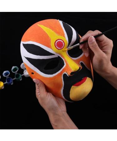 Sevacc 16-Piece DIY Paper Masks - Empty Paintable Costumes for Masquerade & Cosplay - Craft Your Own Unique Masks - Buy Online on GoSupps.com