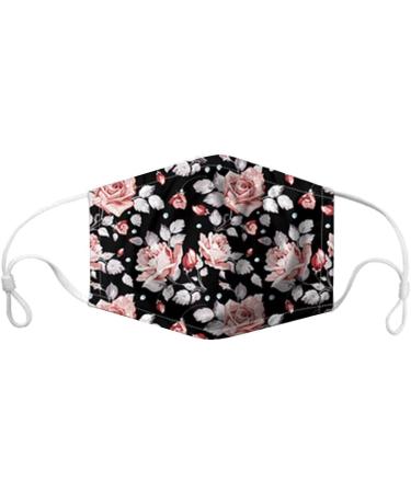  US Stock 10 Packs Tie Dye Cute Design Women Girls Face _Mask_Protect_Cover Washable Reusable With Nose Wire Filter Pocket - Buy Online on GoSupps.com