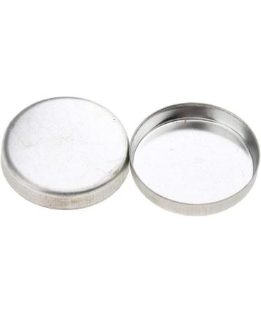 Sitrda 100 Empty Round Metal Pans for Eyeshadow & Make-up - Magnetic Palette Boxes - 25mm Silver - Buy Online on GoSupps.com